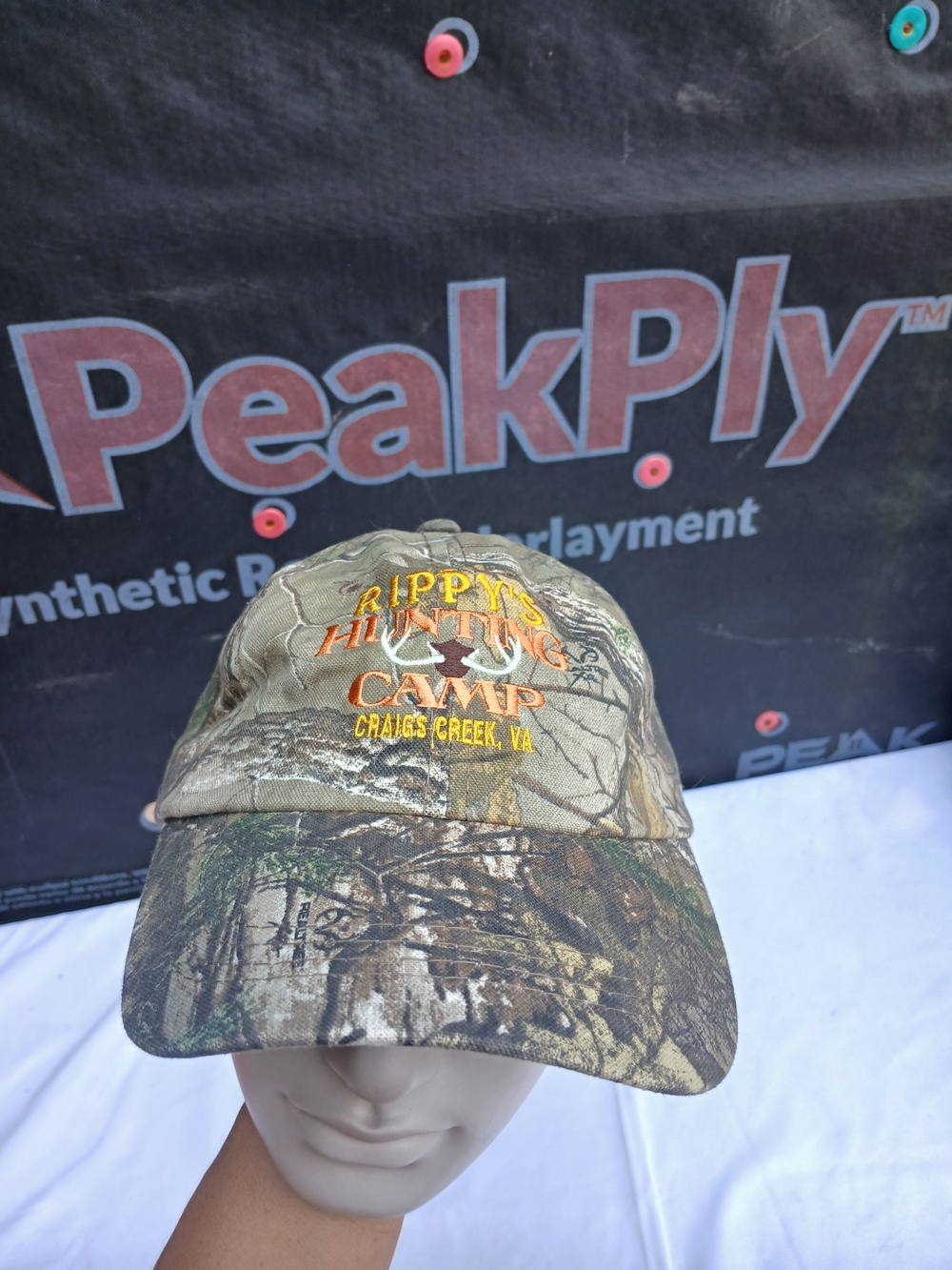 Rippy's Hunting Camp Camouflage Baseball Cap